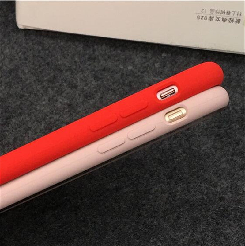 Have LOGO Original official Silicone Case For iPhone 7 8 XS Phone Case For iPhone X XR Cover For iPhone 6 6S Plus 5 5S