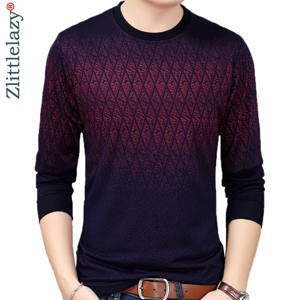 2018 brand new hot casual social argyle pullover men sweater shirt jersey clothing pull sweaters mens fashion male knitwear 151