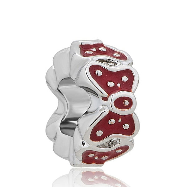 1pc european silver mickey minnie diy bead fit Original Pandora charms silver 925 Bracelet trinket jewelry for women S006
