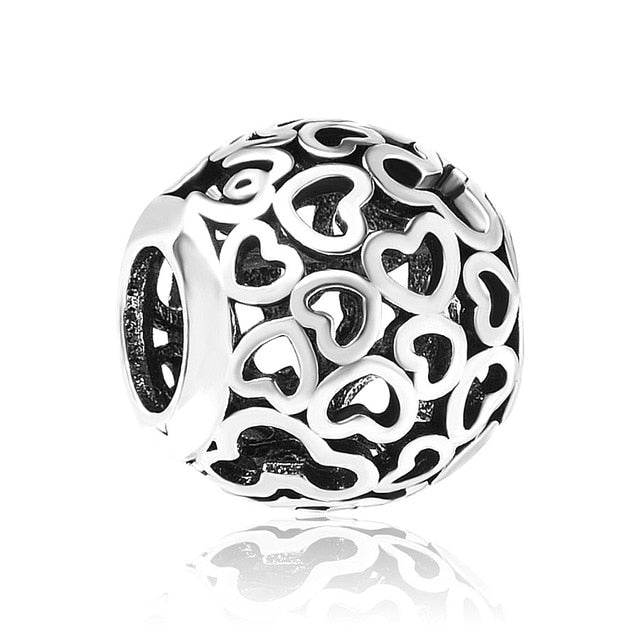 1pc european silver mickey minnie diy bead fit Original Pandora charms silver 925 Bracelet trinket jewelry for women S006