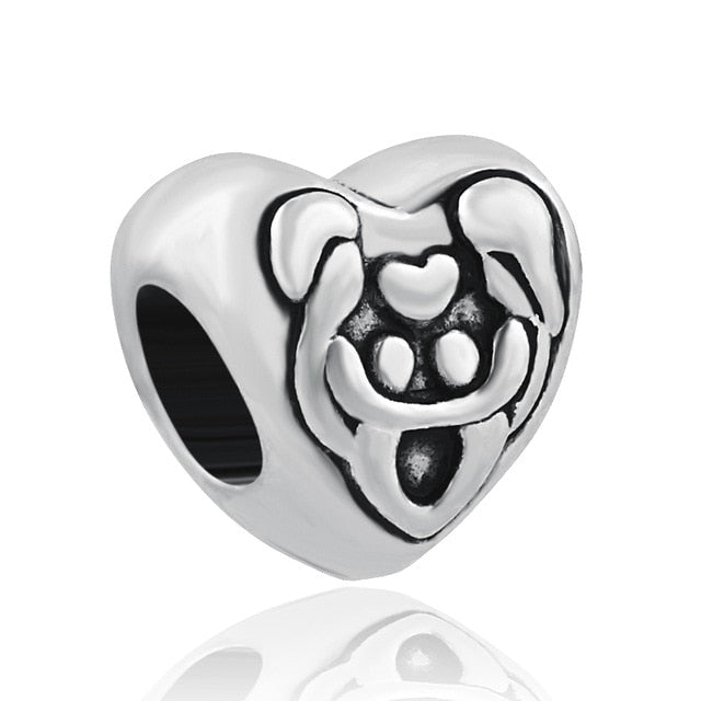 1pc european silver mickey minnie diy bead fit Original Pandora charms silver 925 Bracelet trinket jewelry for women S006