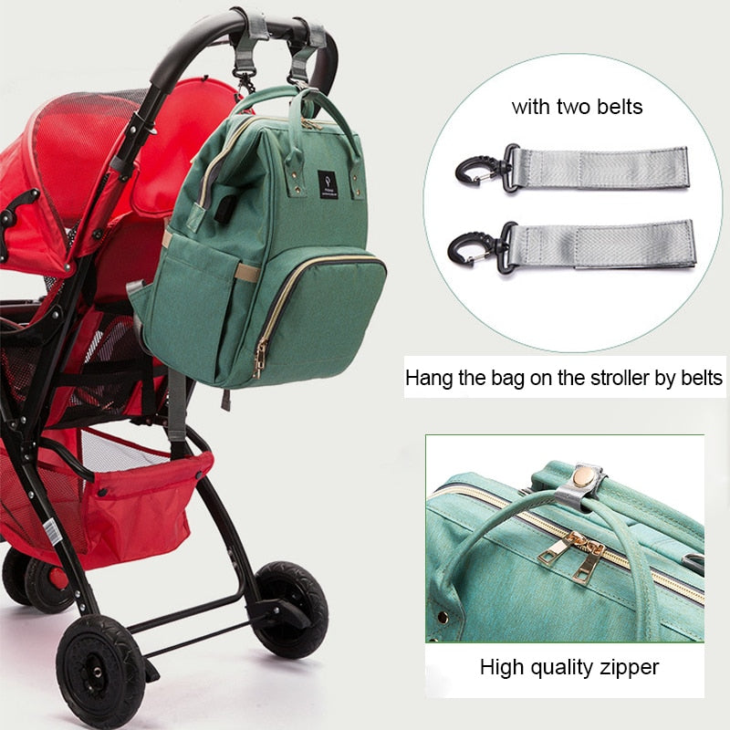 Mommy Maternity Nappy Bags Large Capacity Baby Travel Backpack Diaper Bag Mommy Bags Baby Care For Dad and Mom Desiger Nursing
