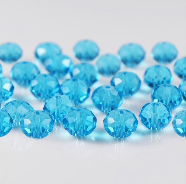 4 6 8mm Austria Spacer Rondelle Crystal Beads Beads for Needlework Women Diy Accessories Pearls Loose Facet Glass Beads