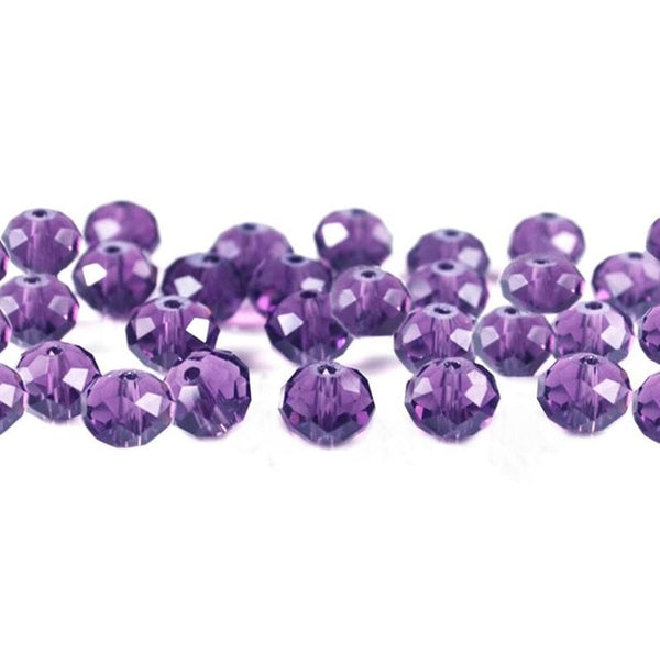 4 6 8mm Austria Spacer Rondelle Crystal Beads Beads for Needlework Women Diy Accessories Pearls Loose Facet Glass Beads