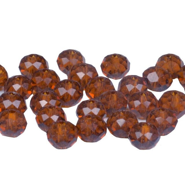 4 6 8mm Austria Spacer Rondelle Crystal Beads Beads for Needlework Women Diy Accessories Pearls Loose Facet Glass Beads