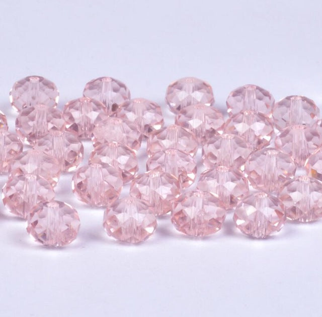 4 6 8mm Austria Spacer Rondelle Crystal Beads Beads for Needlework Women Diy Accessories Pearls Loose Facet Glass Beads