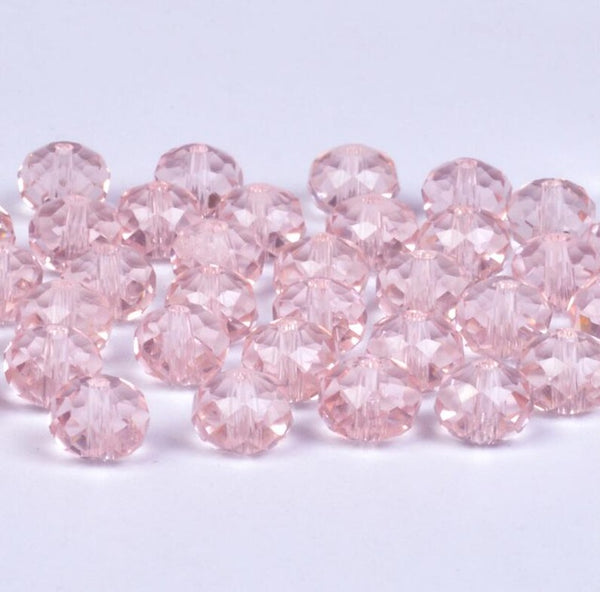 4 6 8mm Austria Spacer Rondelle Crystal Beads Beads for Needlework Women Diy Accessories Pearls Loose Facet Glass Beads