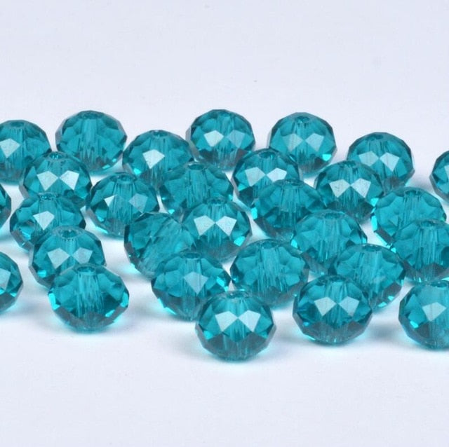 4 6 8mm Austria Spacer Rondelle Crystal Beads Beads for Needlework Women Diy Accessories Pearls Loose Facet Glass Beads