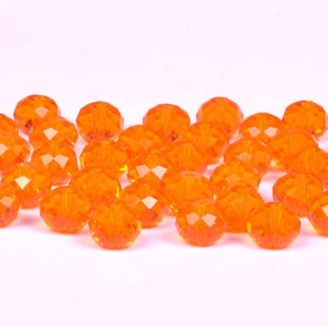4 6 8mm Austria Spacer Rondelle Crystal Beads Beads for Needlework Women Diy Accessories Pearls Loose Facet Glass Beads