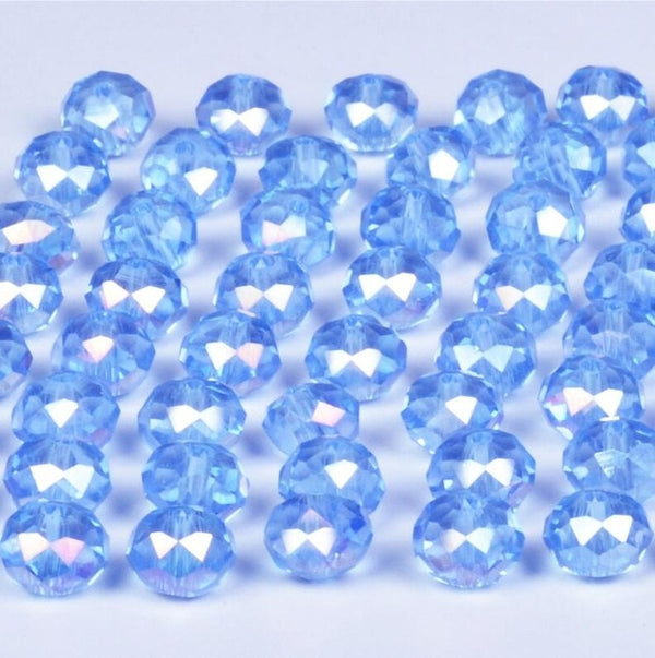 4 6 8mm Austria Spacer Rondelle Crystal Beads Beads for Needlework Women Diy Accessories Pearls Loose Facet Glass Beads
