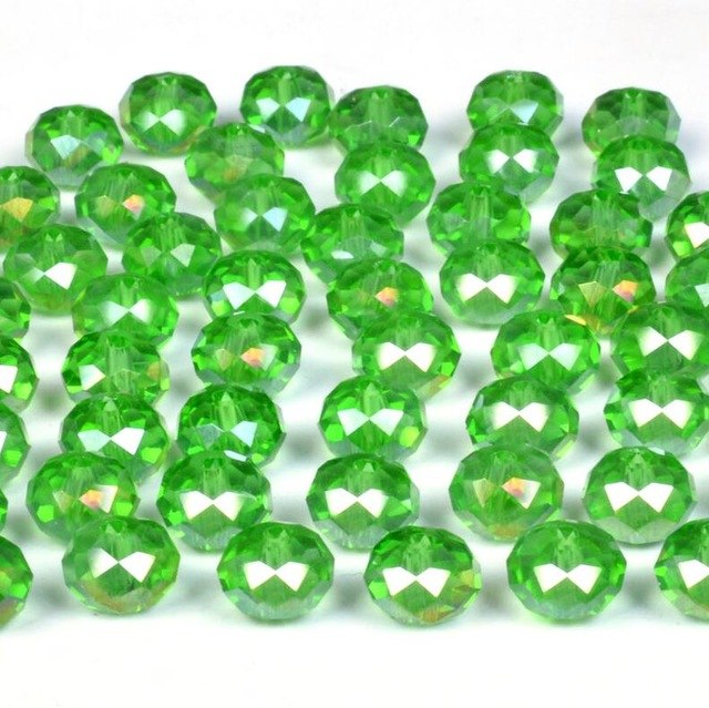 4 6 8mm Austria Spacer Rondelle Crystal Beads Beads for Needlework Women Diy Accessories Pearls Loose Facet Glass Beads