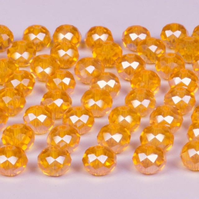 4 6 8mm Austria Spacer Rondelle Crystal Beads Beads for Needlework Women Diy Accessories Pearls Loose Facet Glass Beads