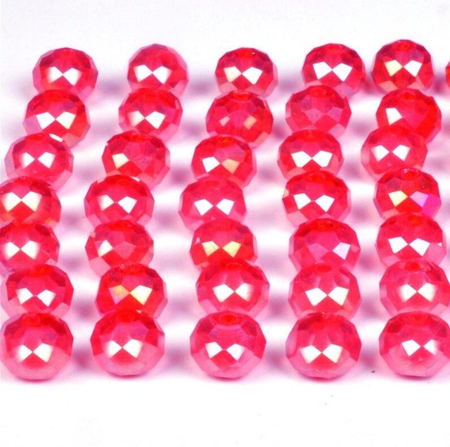 4 6 8mm Austria Spacer Rondelle Crystal Beads Beads for Needlework Women Diy Accessories Pearls Loose Facet Glass Beads