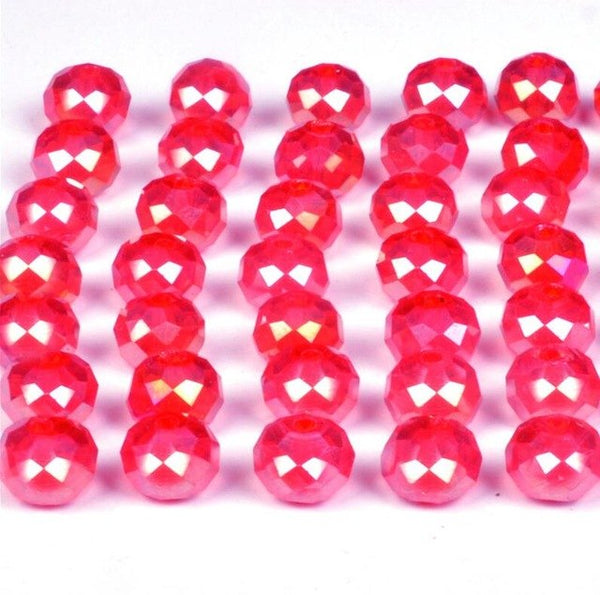 4 6 8mm Austria Spacer Rondelle Crystal Beads Beads for Needlework Women Diy Accessories Pearls Loose Facet Glass Beads