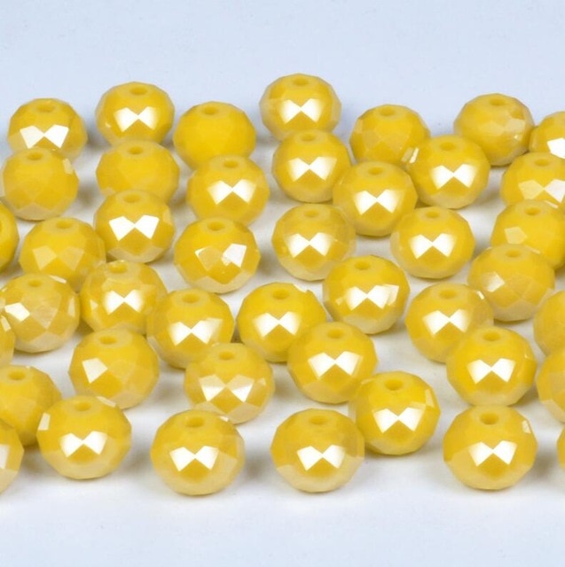 4 6 8mm Austria Spacer Rondelle Crystal Beads Beads for Needlework Women Diy Accessories Pearls Loose Facet Glass Beads