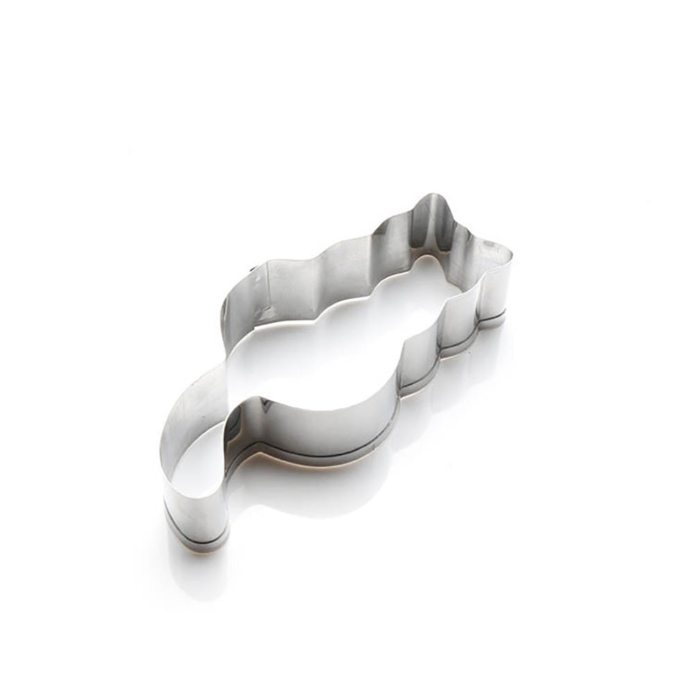 Cat Shaped Cake Tools Aluminium Mold Sugarcraft Cake Cookies Pastry Baking Cutter Mould