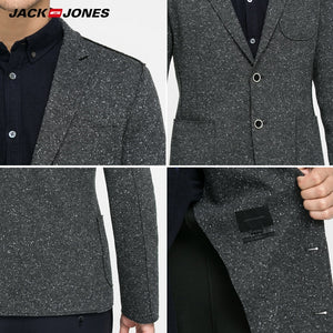 JackJones Brand flat collar simple style suit jacket man