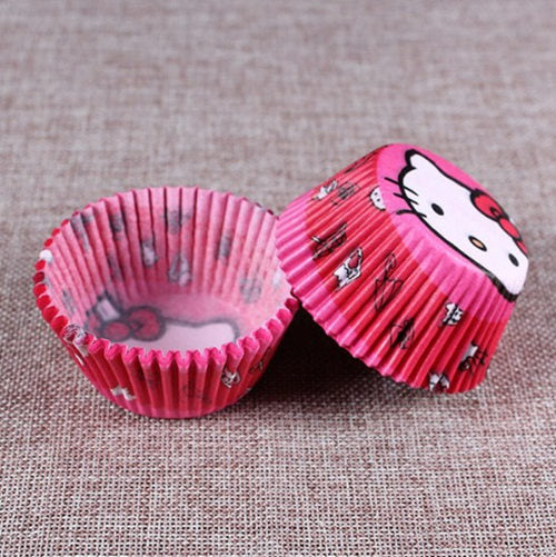 100PCS/Set Muffin Cupcake Paper Cups Cake Forms Cupcake Liner Baking Muffin Box Cup Case Party Tray Cake Mold Decorating Tools
