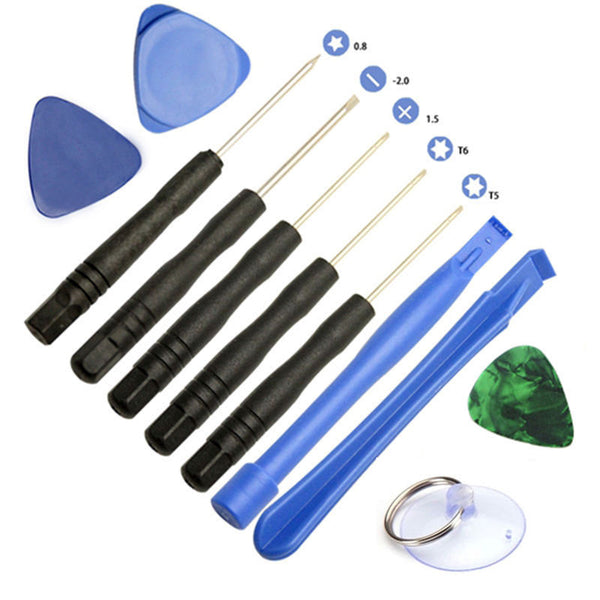Professional 11 in 1 Cell Phones Opening Pry Repair Tool Kits Smartphone Screwdrivers Tool Set For iPhone Samsung HTC Moto Sony