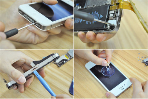Professional 11 in 1 Cell Phones Opening Pry Repair Tool Kits Smartphone Screwdrivers Tool Set For iPhone Samsung HTC Moto Sony