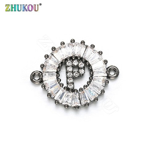 ZHUKOU 2019 New arrival copper jewelry connector for women earring and necklace Bling Bling Jewelry Findings Accessories VS300