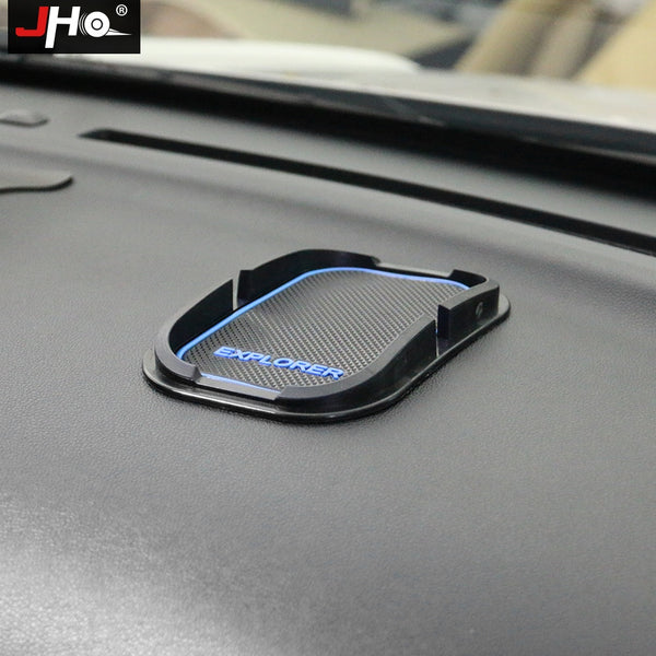 JHO Mobiles Cell Phones Anti Slip Mat Pad Holder for Ford Explorer New EDGE Jeep Grand Cherokee Patriot Car Styling Accessories
