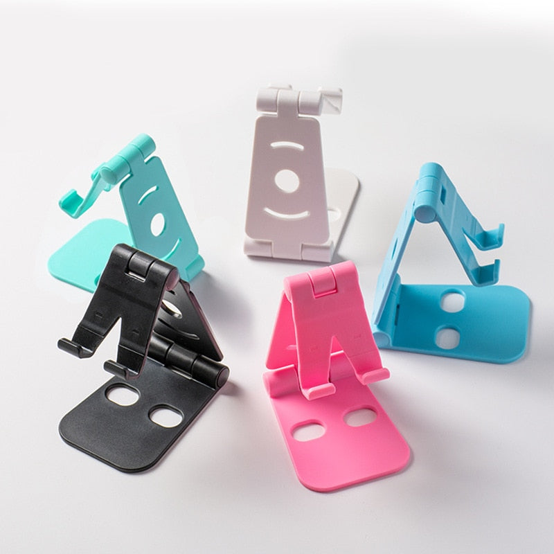 Mobile Phone Holder Bracket Mount Desk Stand Double Folding Portable For Tablet New Arrival