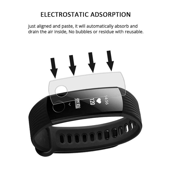 5Pcs/1pc For Huawei Honor Band 3 Screen Protector Soft TPU Ultra Clear Protective Film For Huawei Honor Band 3 Youth Smart Watch