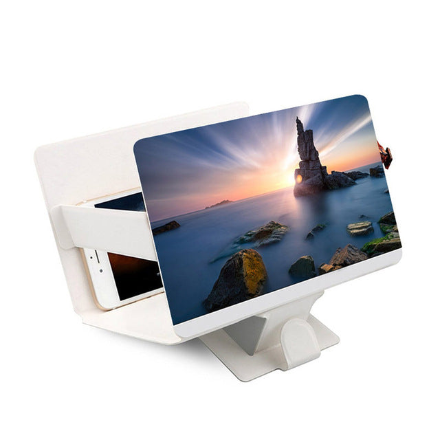 Universal Mobile Phone 3D Screen HD Video Amplifier Magnifying Glass Stand Bracket Holder EM88