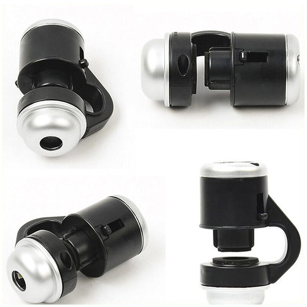 Mobile Phone Microscope Telescope Camera Clip Lens 30x Zoom LED Light Photography EM88