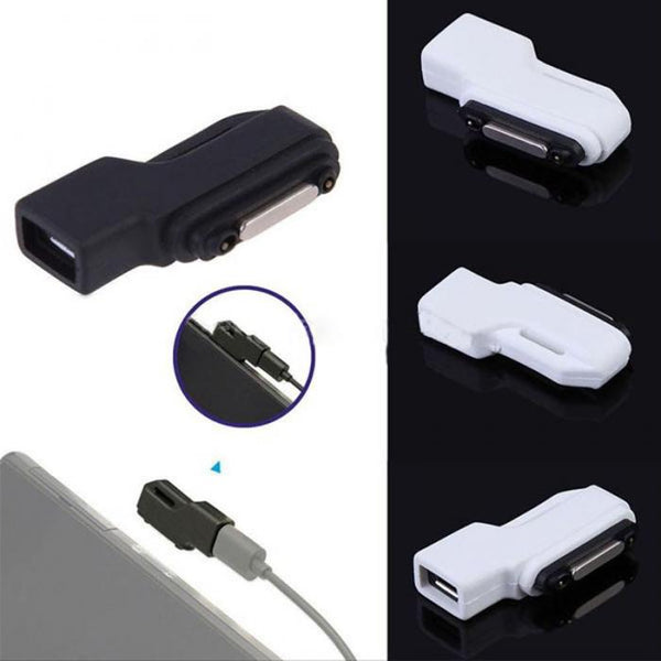 USB Cable Magnetic Mini Charger Converter Connector Adapter For SONY XPERIA XL39H L39H Z1 EM88