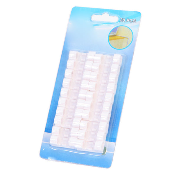 20 PCS Self Adhesive Line Holder Wire Cable Cord Clips Clamp Table Wall Tidy Organizer Tool EM88