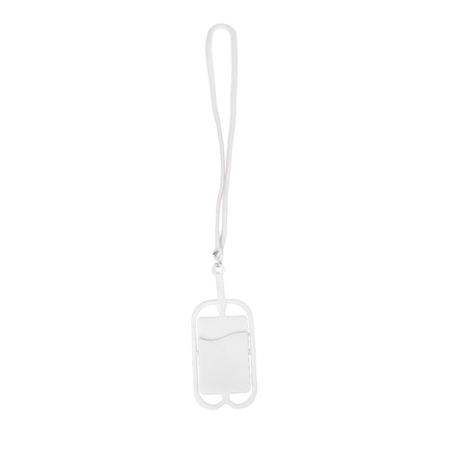 Detachable Silicone Lanyard Cell Phone Case Holder Neck Strap With ID Card Slot