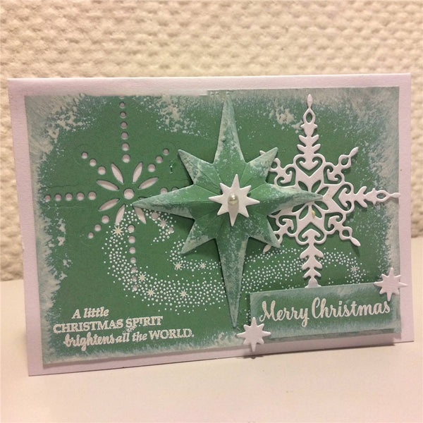 14*14cm 203*83mm Rubber Stamp Clear Metal Cutting Dies New 2019 Scrapbooking Card Star Christmas Die Stamp Stencil cut