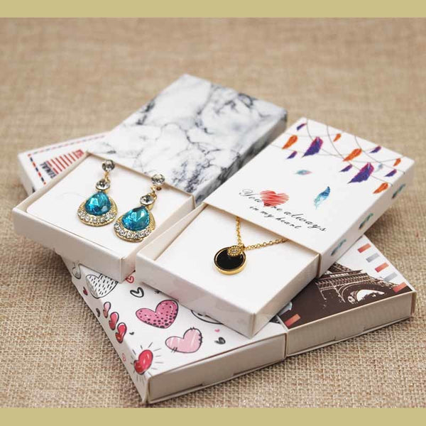 Dreamcatcher printed gift box Diy handmade love wedding  favor box UK/USA country signal gift package box 12pcs +12pc inner card
