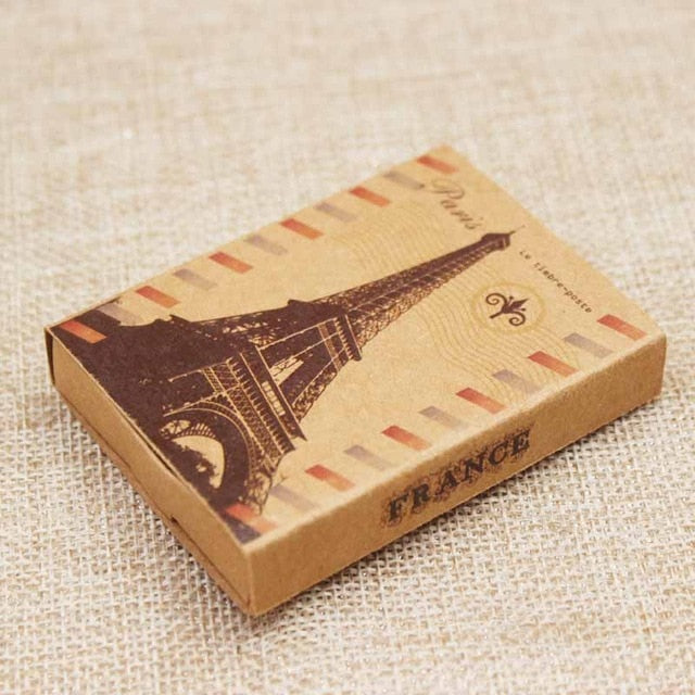 Dreamcatcher printed gift box Diy handmade love wedding  favor box UK/USA country signal gift package box 12pcs +12pc inner card