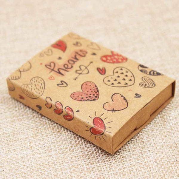 Dreamcatcher printed gift box Diy handmade love wedding  favor box UK/USA country signal gift package box 12pcs +12pc inner card