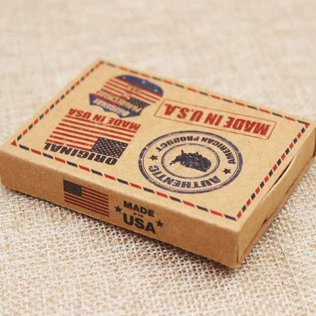 Dreamcatcher printed gift box Diy handmade love wedding  favor box UK/USA country signal gift package box 12pcs +12pc inner card