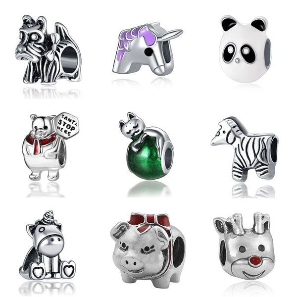 fit pandora unicorn beads jewelry bijoux bracciale bisuteria french bead silver perfumes mujer originales bracelet charms
