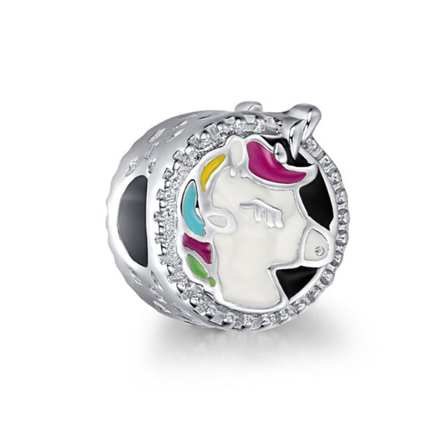 fit pandora unicorn beads jewelry bijoux bracciale bisuteria french bead silver perfumes mujer originales bracelet charms