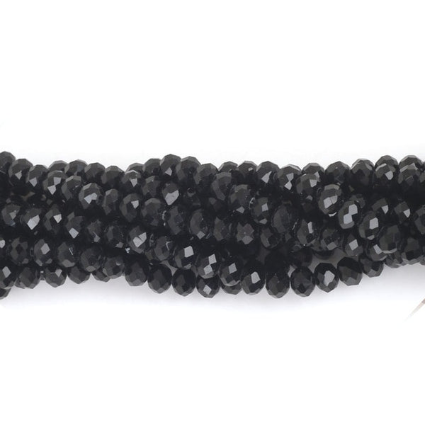 145Pcs/Lot Mix 23Colors Rondelle Faceted Beads 4mm Glass Czech Crystal Beads For Jewelry Making Loose Spacer Beads Wholesale