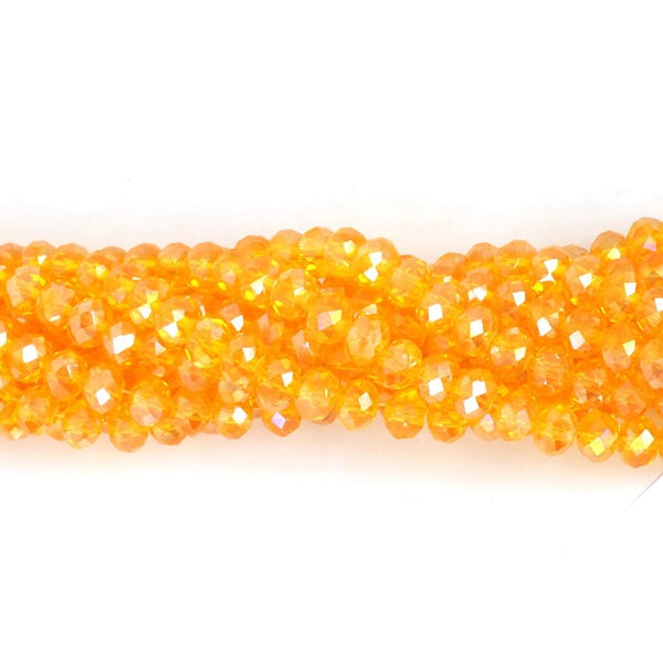 145Pcs/Lot Mix 23Colors Rondelle Faceted Beads 4mm Glass Czech Crystal Beads For Jewelry Making Loose Spacer Beads Wholesale