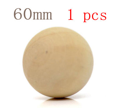 High Quantity Wood Bead Round Big Balls Wooden No Holes Different Sizes DIY Crafts For Jewelry Making Findings Accessories