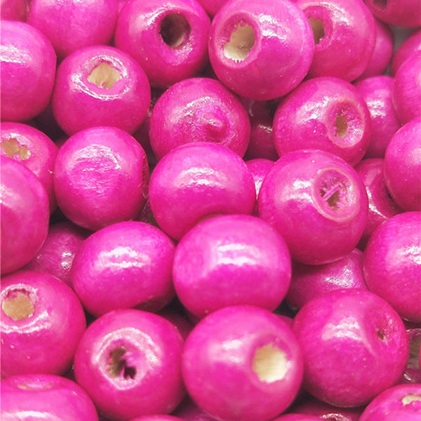 8MM 100pcs/lots Cheap DIY/Handmade Round Wood Ball Spacer Bead for for Jewelry Making Bracelet Necklace Accessories Wholesale