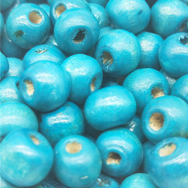 8MM 100pcs/lots Cheap DIY/Handmade Round Wood Ball Spacer Bead for for Jewelry Making Bracelet Necklace Accessories Wholesale