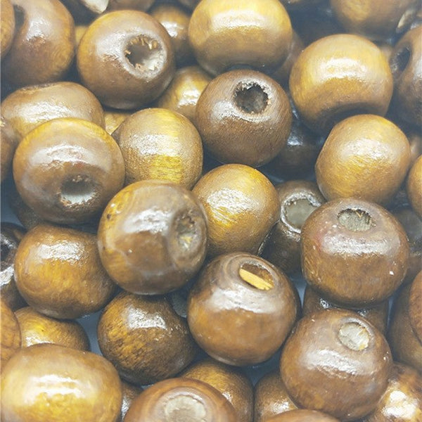 8MM 100pcs/lots Cheap DIY/Handmade Round Wood Ball Spacer Bead for for Jewelry Making Bracelet Necklace Accessories Wholesale