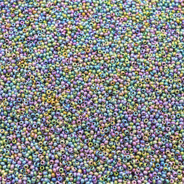 High-quality 1000pcs For DIY Necklace Bracelet Real Glass Bead,Loose Beads New Jewelry Accessories Colorful