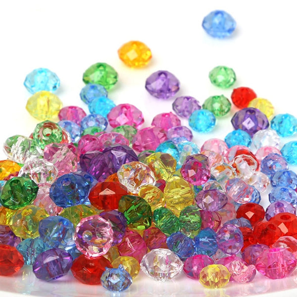 6/8/10/12mm Diy AB Color Loose Spacer Glass Beads Transparent Colors Rondelle Austria Faceted Crystal Beads For Jewelry Making