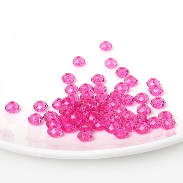 6/8/10/12mm Diy AB Color Loose Spacer Glass Beads Transparent Colors Rondelle Austria Faceted Crystal Beads For Jewelry Making