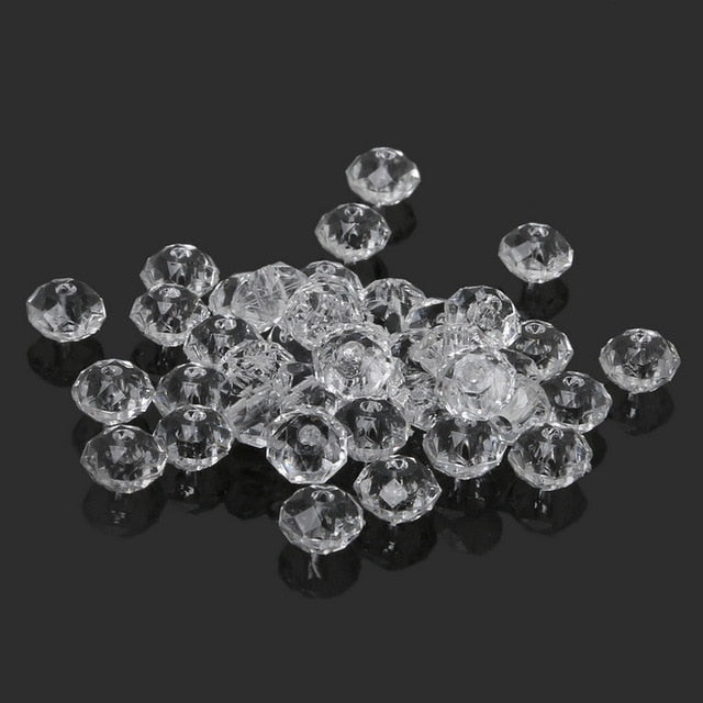 6/8/10/12mm Diy AB Color Loose Spacer Glass Beads Transparent Colors Rondelle Austria Faceted Crystal Beads For Jewelry Making